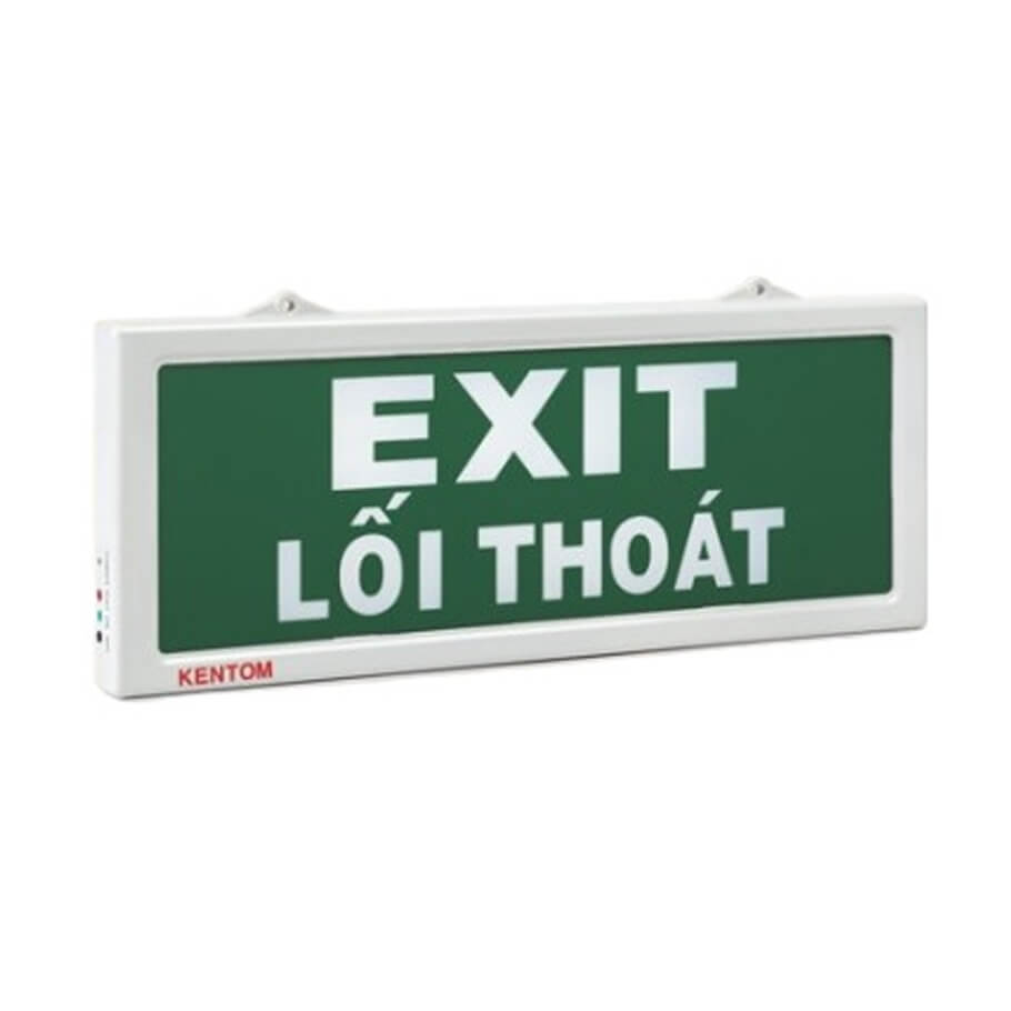 Đèn Exit Kentom 1 mặt KT-610